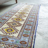 トライバル ラグ 160×57cm イラン手織り 一点物