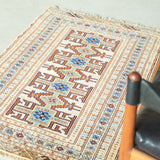 トライバル ラグ 96×70cm イラン手織り 一点物