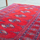トライバル ラグ 100×83cm イラン手織り 一点物