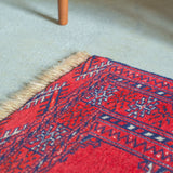 トライバル ラグ 100×83cm イラン手織り 一点物