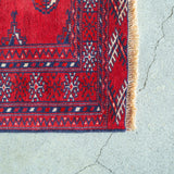 トライバル ラグ 100×83cm イラン手織り 一点物