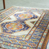 トライバル ラグ 95×65cm イラン手織り 一点物