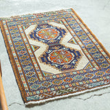 トライバル ラグ 95×65cm イラン手織り 一点物