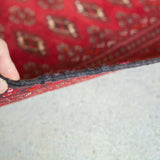 トライバル ラグ 122×65cm イラン手織り 一点物
