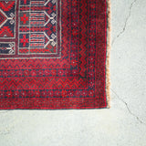 トライバル ラグ 140×82cm イラン手織り 一点物