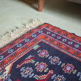 トライバル ラグ 148×86cm イラン手織り 一点物