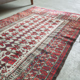 トライバル ラグ 150×83cm イラン手織り 一点物