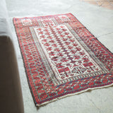 トライバル ラグ 150×83cm イラン手織り 一点物