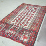トライバル ラグ 150×83cm イラン手織り 一点物