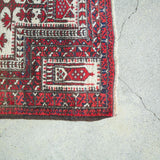 トライバル ラグ 150×83cm イラン手織り 一点物
