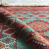 トライバル ラグ 78×62cm イラン手織り 一点物