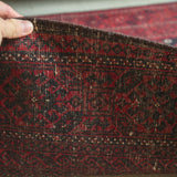トライバル ラグ 177×96cm イラン手織り 一点物