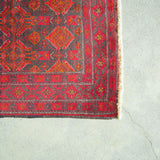 トライバル ラグ 200×105cm イラン手織り 一点物
