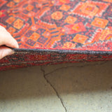 トライバル ラグ 200×105cm イラン手織り 一点物