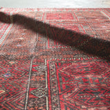 トライバル ラグ 195×140cm イラン手織り 一点物