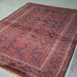 トライバル ラグ 185×137cm イラン手織り 一点物
