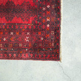 トライバル ラグ 221×125cm イラン手織り 一点物