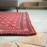 トライバル ラグ 217×140cm イラン手織り 一点物