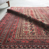 トライバル ラグ 148×94cm イラン手織り 一点物