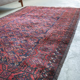トライバル ラグ 190×112cm イラン手織り 一点物