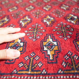 Tribal Rug 170×120cm 手織りトライバルラグ トルクメン