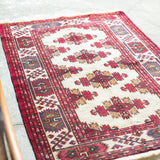 トライバル ラグ 120×84cm イラン手織り 一点物