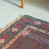 トライバル ラグ 105×80cm イラン手織り 一点物