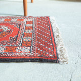 トライバル ラグ 92×62cm イラン手織り 一点物