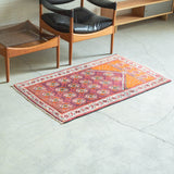 トライバル ラグ 125×75cm イラン手織り 一点物