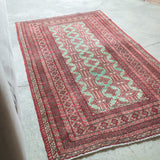 トライバル ラグ 165×90cm イラン手織り 一点物
