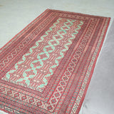 トライバル ラグ 165×90cm イラン手織り 一点物