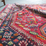 トライバル ラグ 200×160cm イラン手織り 一点物