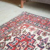 トライバル ラグ 155×100cm イラン手織り 一点物