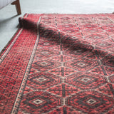 トライバル ラグ 165×85cm イラン手織り 一点物