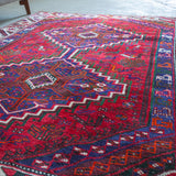 トライバル ラグ 190×140cm イラン手織り 一点物