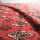 Tribal Rug 145×110cm 手織りトライバルラグ トルクメン