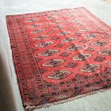 Tribal Rug 145×110cm 手織りトライバルラグ トルクメン