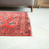 Tribal Rug 145×110cm 手織りトライバルラグ トルクメン