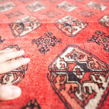 Tribal Rug 145×110cm 手織りトライバルラグ トルクメン
