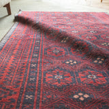 トライバル ラグ 216×112cm イラン手織り 一点物