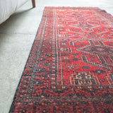 トライバル ラグ 180×65cm イラン手織り 一点物