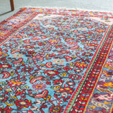 トライバル ラグ 130×80cm イラン手織り 一点物