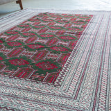 トライバル ラグ 185×130cm イラン手織り 一点物