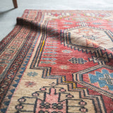 トライバル ラグ 147×95cm イラン手織り 一点物