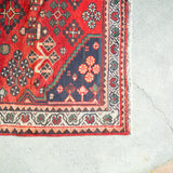 Tribal Rug 197×128cm 手織りトライバルラグ ハメダン