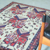 トライバル ラグ 133×98cm イラン手織り 一点物