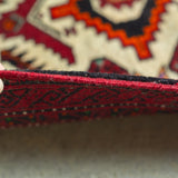 トライバル ラグ 75×62cm イラン手織り 一点物