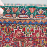 トライバル ラグ 50×47cm イラン手織り 一点物