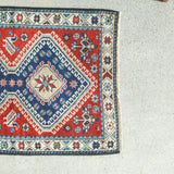 トライバル ラグ 75×55cm イラン手織り 一点物