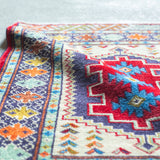 トライバル ラグ 82×64cm イラン手織り 一点物